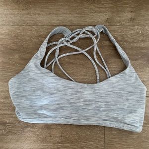 Lululemon Free to Be Wild Space Grey Sports Bra
